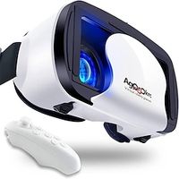 vr headset met controller verstelbare 3d vr bril virtual reality headset hd blu-ray oog beschermd ondersteuning 57 inch voor telefoon/android 222 Lightinthebox