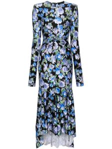 Philosophy Di Lorenzo Serafini robe mi-longue à fleurs - Bleu