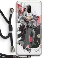 Dissimulation du réel: OnePlus 6 Transparant Hoesje met koord