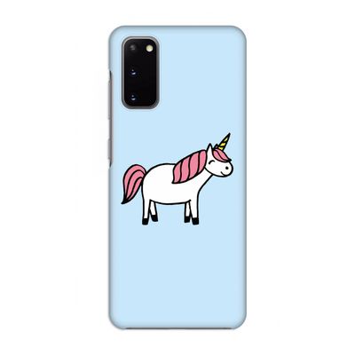 Eenhoorn: Volledig geprint Samsung Galaxy S20 Hoesje