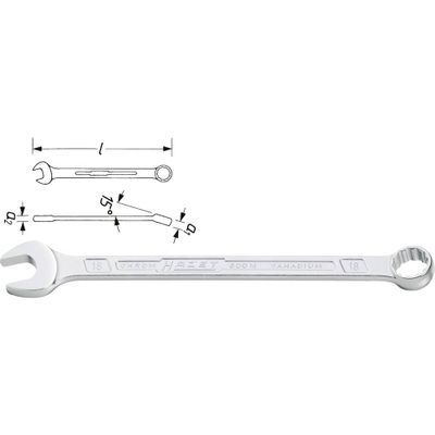Hazet 600NA-13/16 600NA-13/16 Ring-steeksleutel Sleutelbreedte (inch) 13/16