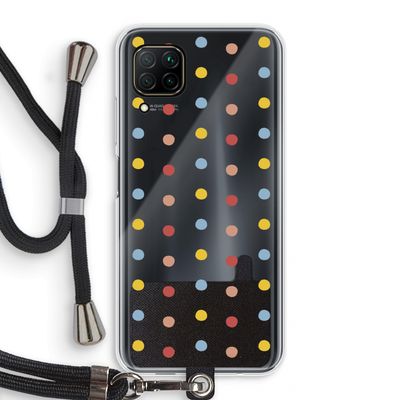 Bollen: Huawei P40 Lite Transparant Hoesje met koord