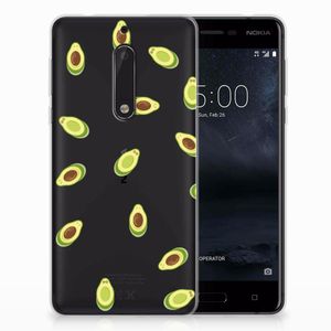 Nokia 5 Siliconen Case Avocado