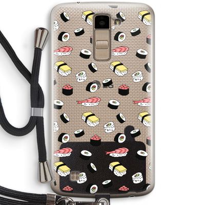 Sushi time: LG K10 (2016) Transparant Hoesje met koord