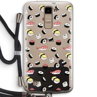 Sushi time: LG K10 (2016) Transparant Hoesje met koord