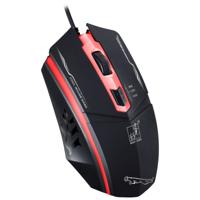Chasing Leopard 199 USB 1600DPI drie-snelheid Instelbare LED-achtergrondverlichting Wired optische gaming muis lengte: 1.3 m (zwart)