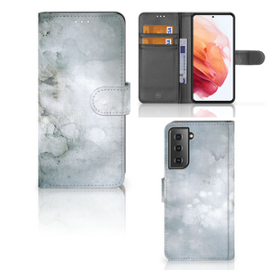 Hoesje Samsung Galaxy S21 Painting Grey