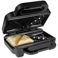 Princess 127007 Tosti-apparaat Anti-aanbaklaag, Controlelampje Zwart