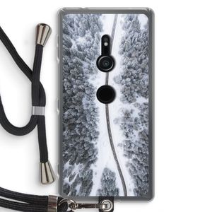 Snøfall: Sony Xperia XZ2 Transparant Hoesje met koord