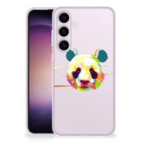 Samsung Galaxy S24 Telefoonhoesje met Naam Panda Color - thumbnail
