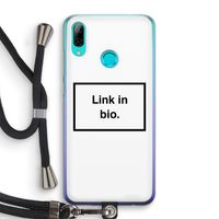 Link in bio: Huawei P Smart (2019) Transparant Hoesje met koord