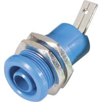 Schnepp BU 4600 bl Veiligheids-labconnector, female Bus, inbouw verticaal Stift-Ø: 4 mm Blauw 1 stuk(s) - thumbnail