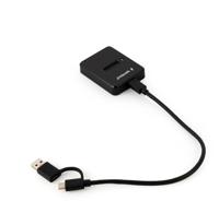 Gembird DD-U3M2 basisstation voor opslagstations USB 3.2 Gen 1 (3.1 Gen 1) Type-C Zwart