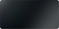 Leitz bureauonderlegger en muismat, lederlook, ft 80 x 40 cm, zwart
