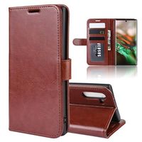 Samsung Galaxy Note10 Wallet Case met Magnetische Sluiting - Bruin - thumbnail