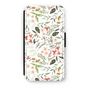 Sweet little flowers: iPhone XS Flip Hoesje