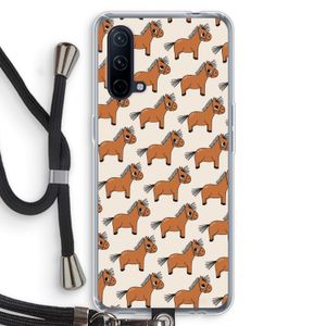 Pony: OnePlus Nord CE 5G Transparant Hoesje met koord