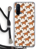 Pony: OnePlus Nord CE 5G Transparant Hoesje met koord