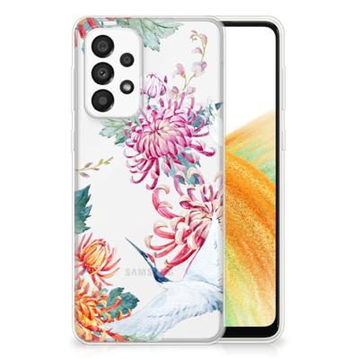Samsung Galaxy A33 5G | TPU Hoesje | Bird Flowers