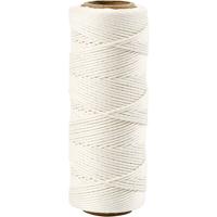 Creativ Company Bamboekoord, dikte 1 mm, wit, 65 m/ 1 rol