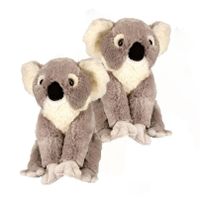 2x stuks pluche koala knuffel 30 cm