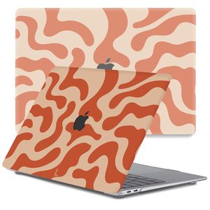 Lunso MacBook Pro 13 inch M1/M2 (2020-2022) cover hoes - case - Orange Fever