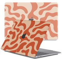 Lunso MacBook Pro 13 inch M1/M2 (2020-2022) cover hoes - case - Orange Fever