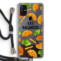 Eat Balanced: OnePlus Nord N10 5G Transparant Hoesje met koord