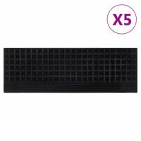 Trapmatten 5 st 25x75 cm rubber