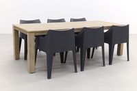 Coccolona antraciet/Rome grey 240 cm. tuinset - 7-delig