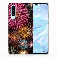 Huawei P30 Silicone Back Cover Vuurwerk