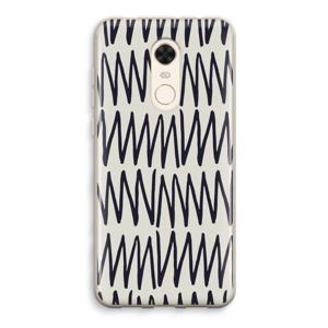 Marrakech Zigzag: Xiaomi Redmi 5 Transparant Hoesje