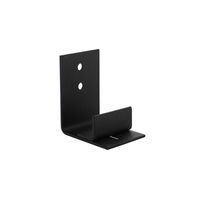Intersteel Verstelbare deurgeleider tbv onderzijde schuifdeur - mat zwart