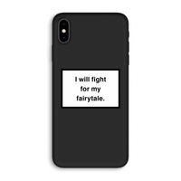 Fight for my fairytale: iPhone XS Max Biologisch afbreekbaar hoesje