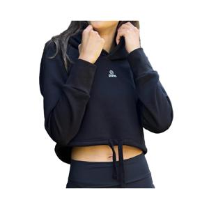 Cropped Hoodie Pure. Maat M Zwart