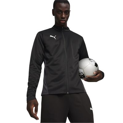 PUMA teamGOAL Trainingsjack Zwart Wit Grijs PUMA teamGOAL Trainingsjack Zwart Wit Grijs