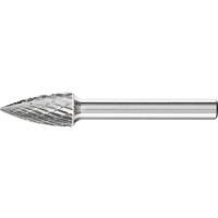 PFERD TOOLS 21122626 Freesstift Spitsboog Lengte 60 mm Afmeting, Ø 10 mm Werklengte 20 mm Schachtdiameter 6 mm