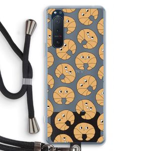 Croissant: Sony Xperia 5 II Transparant Hoesje met koord
