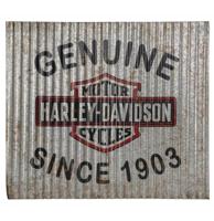 Harley-Davidson Genuine Since 1903 Gegolfd Metalen Bord LAATSTE STUKS