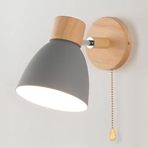 Jandiel - Hout Scandinavisch Moderne Hangende Schakelaar Wandlamp