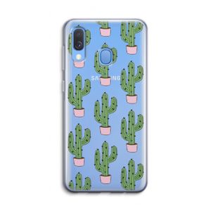 Cactus Lover: Samsung Galaxy A40 Transparant Hoesje