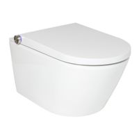 Rapowash douche wc basic wit randloos toilet met bidetsproeier