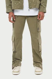 Couture Club Straight Leg Cargo Broek Heren Groen - Maat 28 - Kleur: Groen | Soccerfanshop