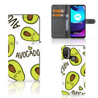 Motorola Moto E20 | E30 | E40 Leuk Hoesje Avocado Singing