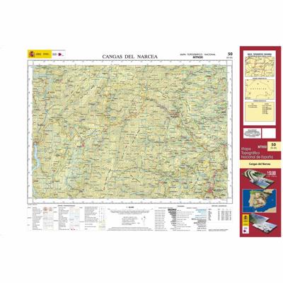 Topografische kaart 50 MT50 Cangas del Narcea | CNIG - Instituto Geográfico Nacional1