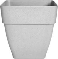 Elho Vibia Campana vierkant kunststof plantenbak 37x37 cm living concrete