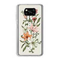 Hello bloemen: Xiaomi Poco X3 Pro Transparant Hoesje