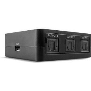 Lindy 70480 audio-verdeler / Toslink splitter Zwart