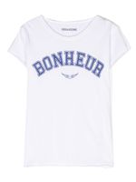 Zadig & Voltaire Kids t-shirt en coton à logo imprimé - Blanc