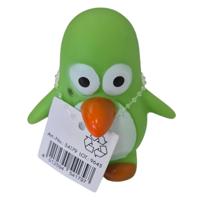 Rubber badeendje/pinguin - groen - badkamer fun artikelen - size 6 cm - kunststof